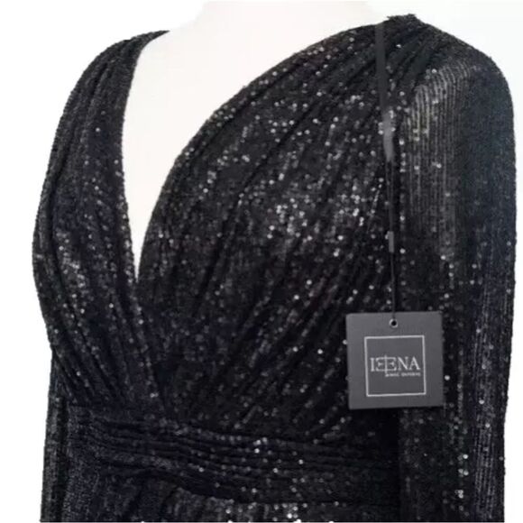 Mac Duggal 26490 Sequined Long Sleeve Gown, Size 14 $398 - Picture 4 of 9